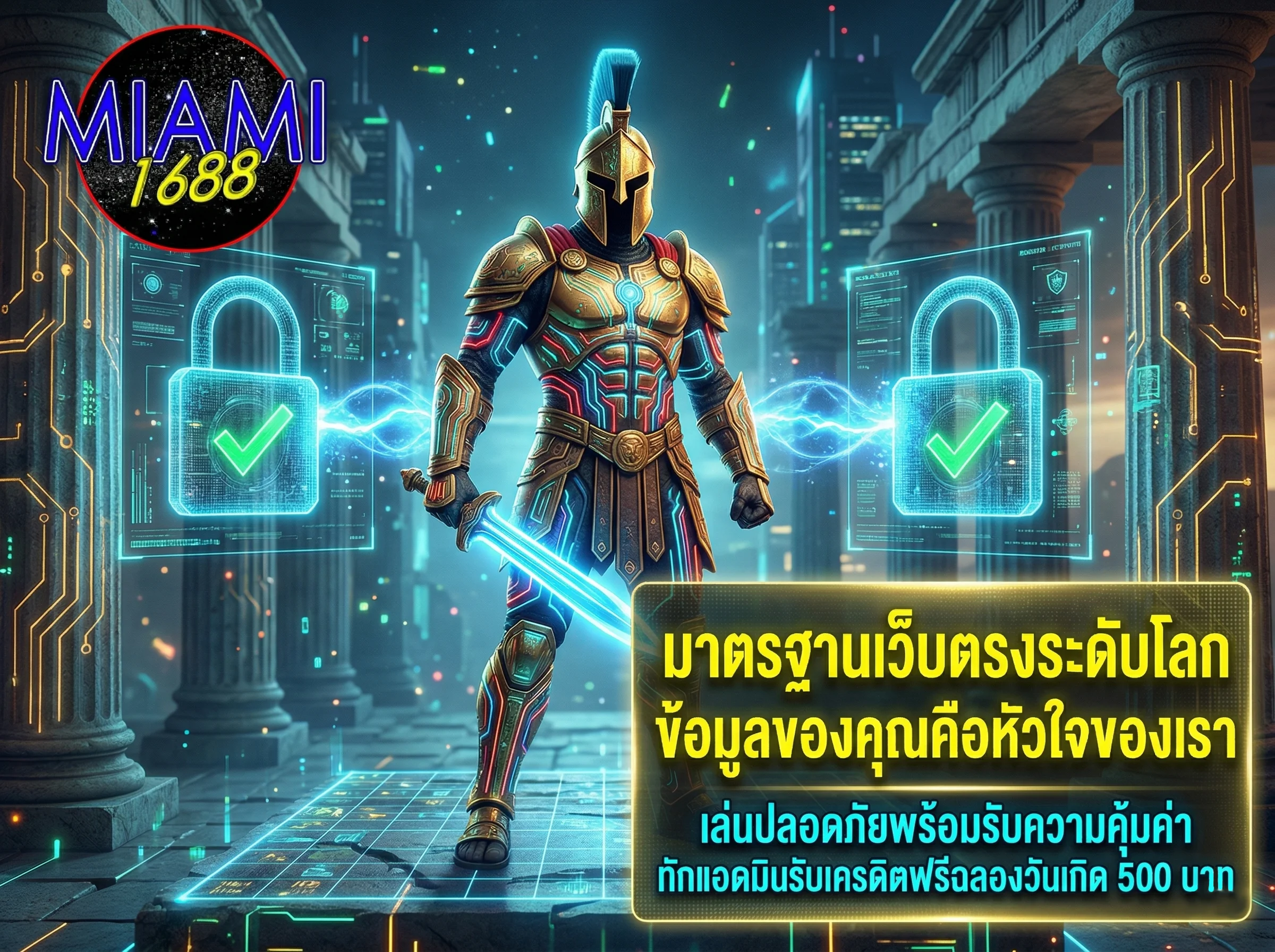 นโยบายความเป็นส่วนตัว MIAMI1688 เว็บตรงมาตรฐานสากล ดูแลข้อมูลลูกค้ารัดกุม พร้อมแจกโปรโมชั่นมากมาย